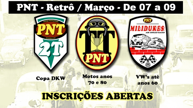 PNT Retrô - DKW / VW até anos 60 / Motos anos 70 a 90